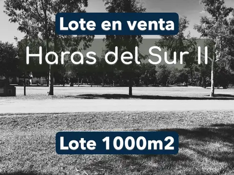 Terreno en Venta en Haras Del Sur 2, Countries y Barrios Cerrados en la Plata