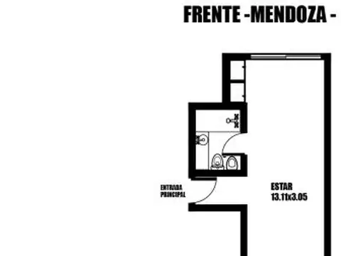 Departamento en Venta de Monoambiente