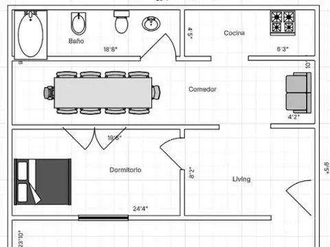 Casa en Venta de 1 dormitorio