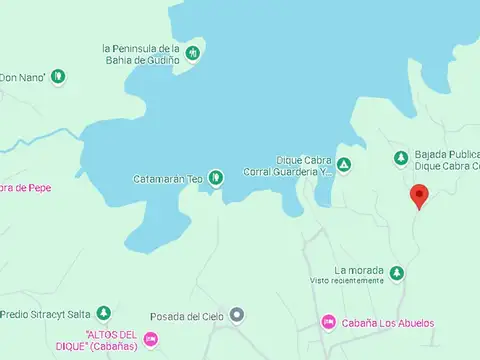 Punta Diamante, Dique Cabra Corral
