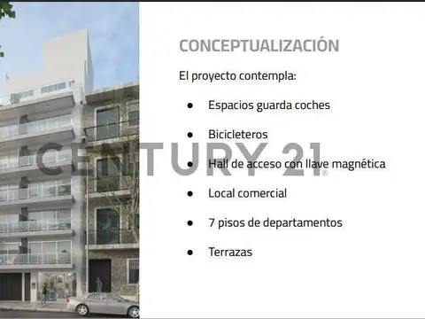 Departamento en Venta de 1 dormitorio