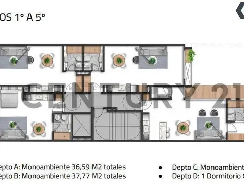 Departamento en Venta en Chacarita, USD 168.000