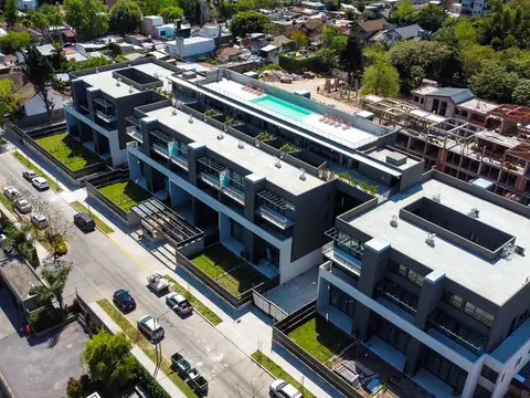Venta  Departamento 3 ambientes con Jardín en Nuevo Beccar Central. san isidro. a estrenar