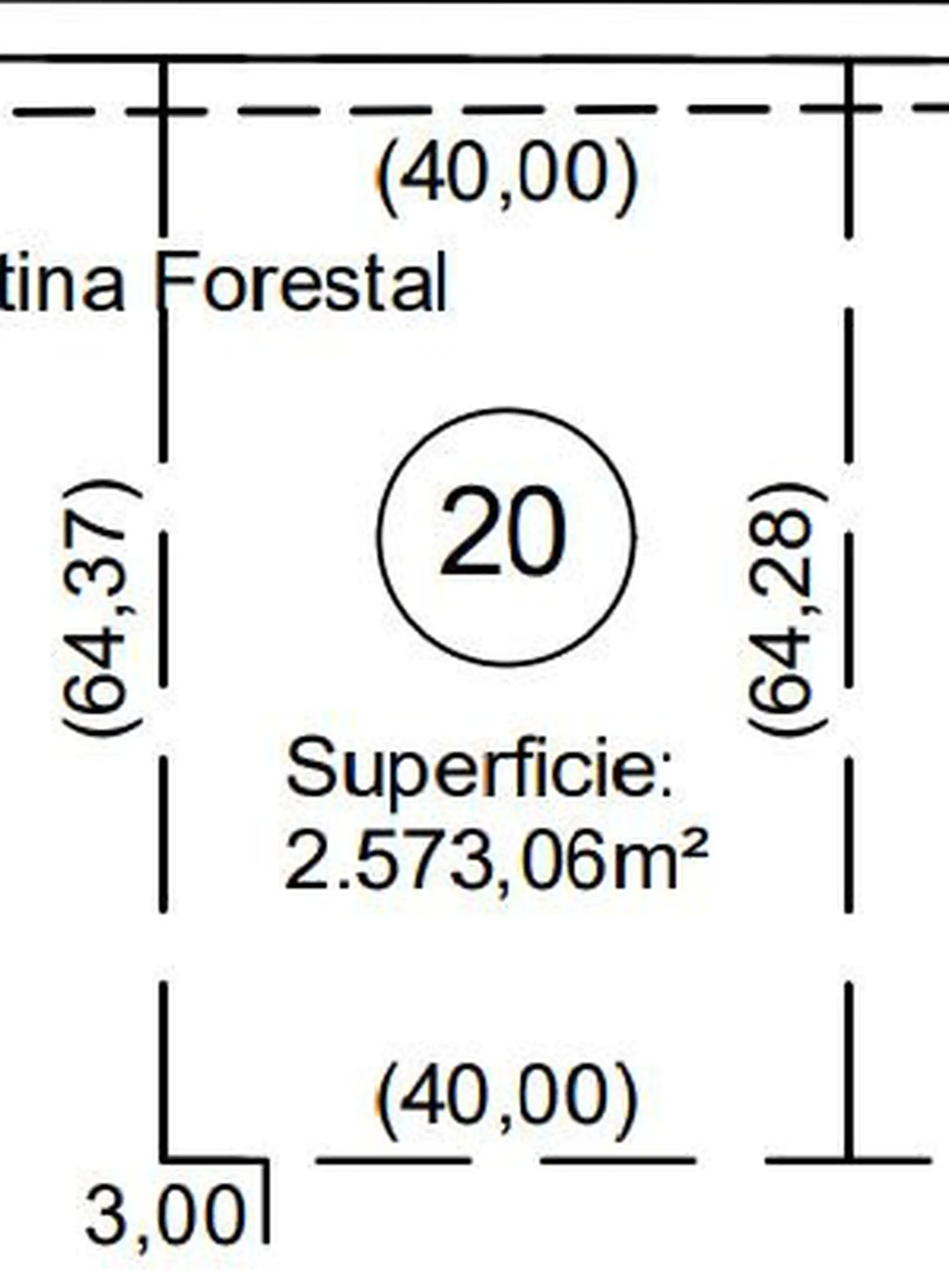 Lote 001 - 2074m2. AUREL PARQ