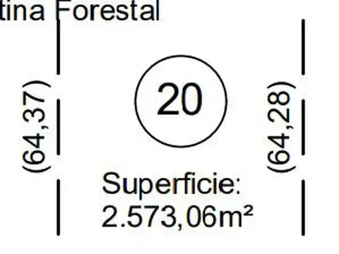 Lote 001 - 2074m2. AUREL PARQ