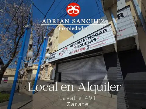  Local en alquiler - Zarate!