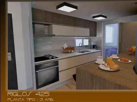 Departamento 3 ambientes con 2 baños