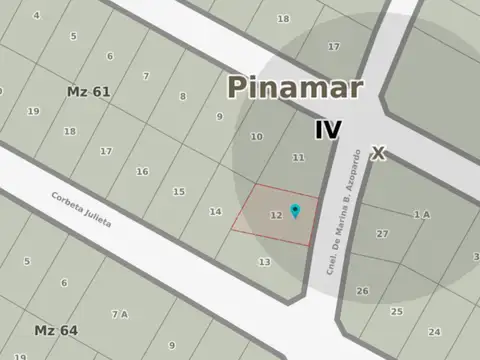 Terreno en Venta de 441,0 m2