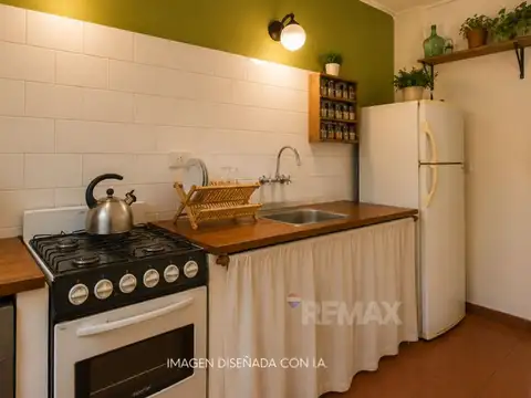 Departamento 3 ambientes con 1 baño