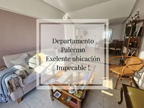 DEPARTAMENTO 3 AMBIENTES PALERMO MAS DEPENDENCIA .