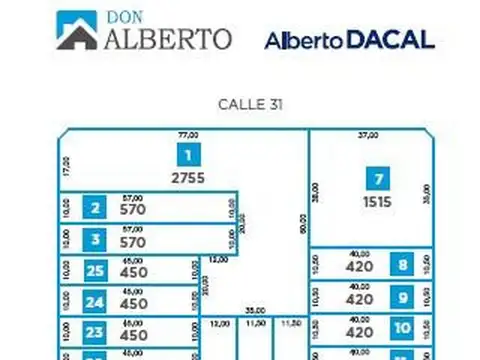 Terreno en Venta de 523,0 m2