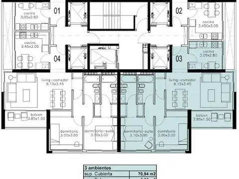 Departamento en Venta de 2 dormitorios