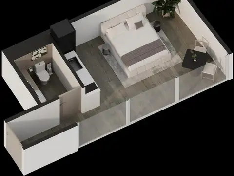 Departamento en Venta de Monoambiente