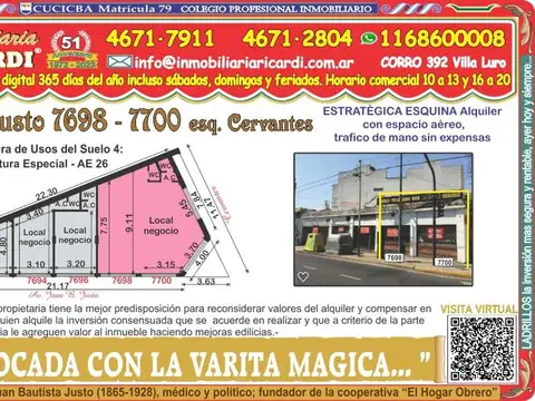 PROHIBIDO NO MIRAR  ESQUINA SUPER VISIBLE MUY MARQUETINERA 