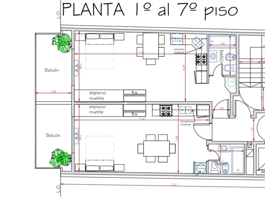 Semipisos de 1 Amb y 2 Amb en ultimo piso - Foto 20