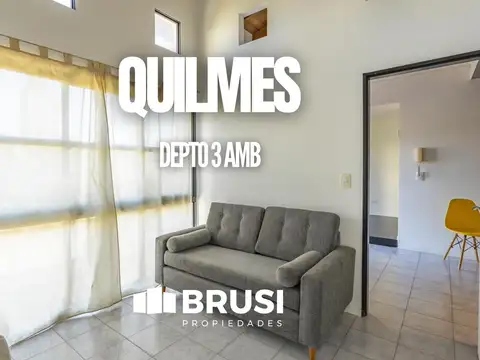 DEPARTAMENTO EN VENTA EN QUILMES - 3 AMBIENTES