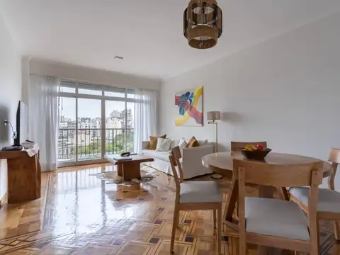 Departamento 2 ambientes con 2 baños