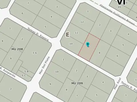 Terreno en Venta de 1300,0 m2