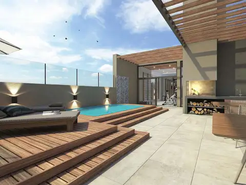 Departamento en Centro 2 dormitorios a estrenar con cochera quincho y pileta