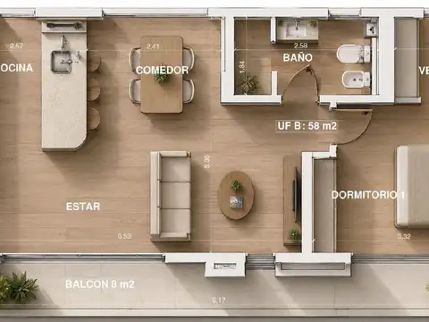Departamento a estrenar