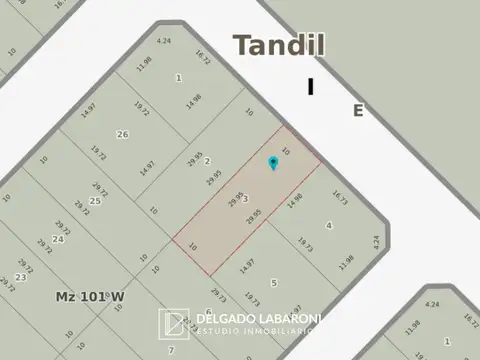 Terreno en Venta en Tandil, USD 30.000