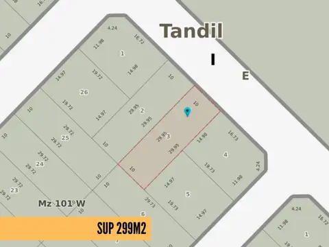Terreno en Venta en Tandil, USD 30.000