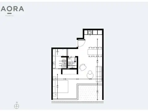 Depto 2 Amb - Complejo Aora - Puertos del Lago - Escobar