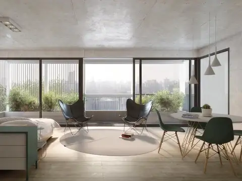 Departamento 2 ambientes con 1 baño