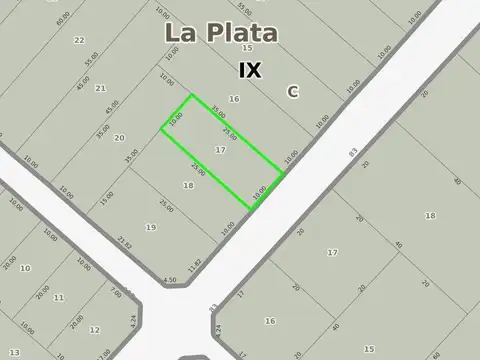 Terreno en venta en La Plata