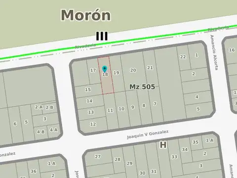 Terreno en Venta en Haedo, USD 240.000