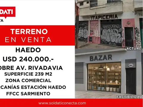 Terreno en Venta - Haedo