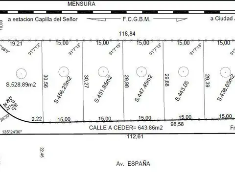Terreno en Venta en Capilla Del Señor, USD 69.000