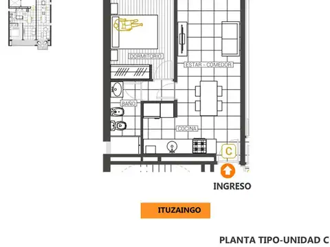 Departamento en Venta en Abasto, USD 80.000