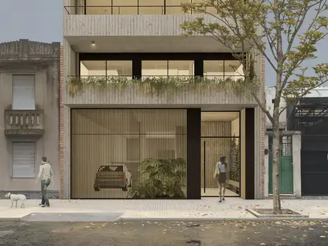 Departamento de 1 dormitorios con patio y balcón en Lourdes, Rosario