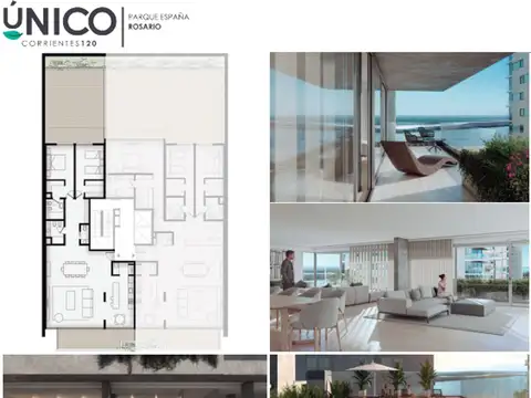 Departamento 2 dormitorios con terraza Exclusiva