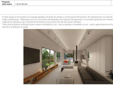 Casa en construcción, Las Colinas, Paraná