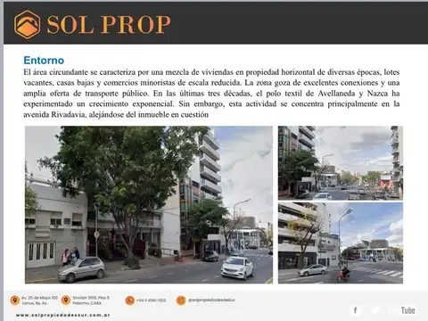 Terreno en Venta 8,66  mts Frente