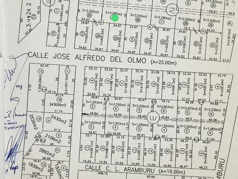 Terreno en Venta de 2000,0 m2