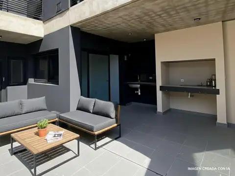 VENTA: Departamento de dos dormitorios a estrenar con patio, en Refinería, Rosario