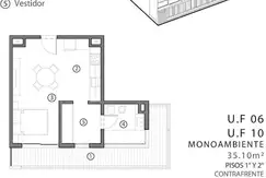DEPARTAMENTOS MONO Y DOS AMBIENTES - OFICINAS - MERLO - Foto 11