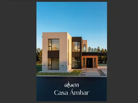 Casa 4 ambientes Aluen Barrio Privado