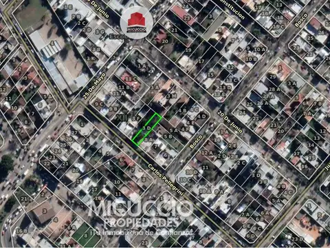 Terreno en Venta 8  mts Frente