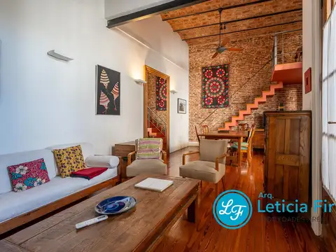 Depto Tipo Casa 3 ambientes con 2 baños