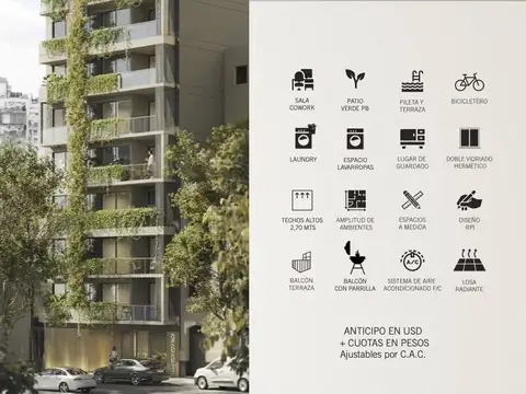 Departamento en Venta en Palermo Hollywood, USD 165.000