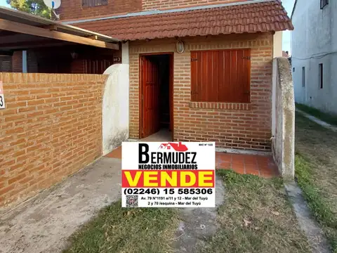Venta Dúplex 3 Ambientes Al Frente En Mar Del Tuyu Calle 88 Entre 1 Y 2