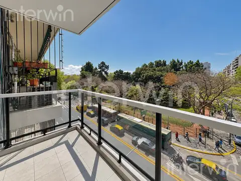 Departamento  en Alquiler - 1 Ambiente - Torre Vista - cochera - Botánico -Palermo