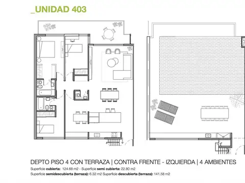 Departamento en Venta de 4 ambientes