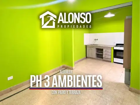 ALQUILER - PH 3 AMBIENTES CON PATIO Y TERRAZA - LANÚS
