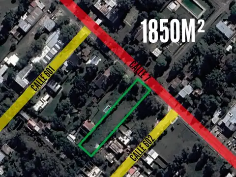 Terreno en venta - 1850mts2 - Villa Elvira, La Plata