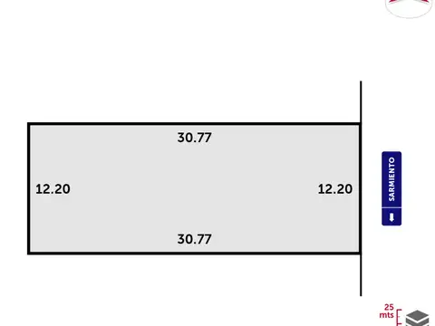 Sarmiento y 9 de Julio - Terreno.